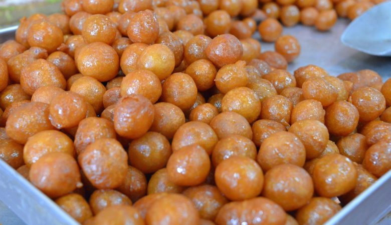 Traditional Greek Loukoumades Recipe with honey